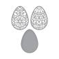 Preview: Spellbinders Die "Forever Spring Eggs Etched" Stanzschablone