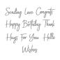 Preview: Spellbinders Die "Simply Perfect Mix & Match Sentiments Etched" Stanzschablone