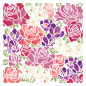 Preview: LDRS-Creative Bursting Bouquet Stencil 6x6