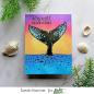 Preview: Picket Fence Studios A Whale Breaching 4x4 Inch Clear Stamps 