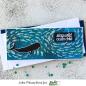 Preview: Picket Fence Studios Whale and Mermaid 6x6 Inch Stencil - Schablone