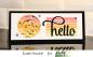 Preview: Picket Fence Studios Slim Line Oversized Hello Word  Die (SDCS-118)