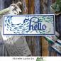 Preview: Picket Fence Studios Slim Line Oversized Hello Word  Die (SDCS-118)