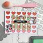 Preview: Time For Tea Dies Lots of Love Horizontal A6 Cover Plate Metal