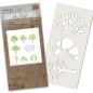 Preview: Polkadoodles Stencil Tree-mendous - Schablone  (PD8134)