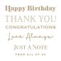 Preview: Spellbinders Hotfoil Plate - Essential Glimmer Sentiments Glimmer Hot Foil Plate