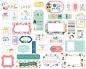 Preview: Echo Park "Pool Party" Ephemera Frames & Tags