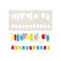 Preview: Polkadoodles Stencil Birthday Balloon - Schablone  (PD8139)