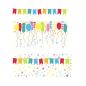 Preview: Polkadoodles Stencil Birthday Balloon - Schablone  (PD8139)