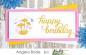 Preview: Picket Fence Studios Slim Line Happy Birthday Word  Die (SDCS-115)