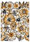 Preview: Crafters Companion - Bees in the Border A6  - Clear Stamps Layering - 3D Effekt-Stempel
