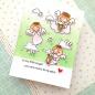 Preview: Heffy Doodle Confetti Hearts  Stencil - Schablone
