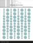 Preview: Simple and Basic Adhesive Enamel Dots "Mint" - Klebepunkte