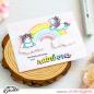 Preview: Heffy Doodle Rainbow Builder  Stencil - Schablone