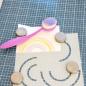 Preview: Heffy Doodle Rainbow Builder  Stencil - Schablone