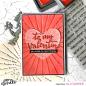 Preview: Heffy Doodle Simply Radiant  Stencil - Schablone