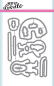 Preview: Heffy Doodle Warm Hugs  Cutting Dies - Stanze