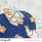 Preview: Heffy Doodle Spaced Out   Clear Stamps - Stempel 