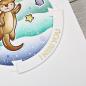 Preview: Heffy Doodle  Roundabout Sentiments   Clear Stamps - Stempel 