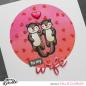 Preview: Heffy Doodle Circle Masquerade  Stencil - Schablone