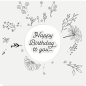 Preview: Crafters Companion - Meadow Wreath Rotating  - Clear Stamps