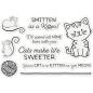 Preview: Gemini Smitten As A Kitten Stamp & Die  - Stempel & Stanze 