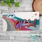 Preview: Carlijn Design Slimline Kaart 5 Regenboog  Cutting Dies - Stanzen
