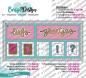 Preview: Carlijn Design DL Slimline Kaart 3  Cutting Dies - Stanzen
