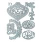 Preview: Tonic Studios - Stanze - Essentials Stanzschablone set Religious bauble 