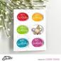 Preview: Heffy Doodle Pebble Sentiments   Clear Stamps - Stempel 