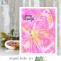 Preview: Picket Fence Studios Zing Butterfly 6x6 Inch Stencil - Schablone