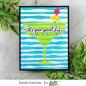 Preview: Picket Fence Studios Margarita 6x6 Inch Stencil - Schablone