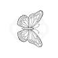 Preview: Woodware Mini Wings Marsh Fritillary  Clear Stamps - Stempel 