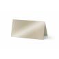 Preview: Tischkarte - Platzkarte 9 x 5 cm 250g/m² in metallic-sand
