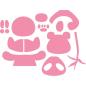 Preview: Marianne Design -  Collectables Präge- und Stanzschablone Eline's Panda
