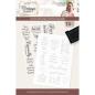 Preview: Crafters Companion - Vintage Diary Adorning Sentiments  - Clear Stamps