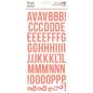 Preview: Simple Stories - Color Vibe - Coral - Foam Alpha Stickers 