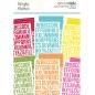Preview: Simple Stories - Color Vibe - Brights - Alpha Sticker Books