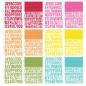 Preview: Simple Stories - Color Vibe - Brights - Alpha Sticker Books