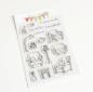 Preview: Janes Doodles " Cozy Up" Clear Stamp - Stempelset