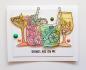 Preview: Janes Doodles " Happy Hour" Clear Stamp - Stempelset