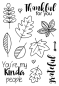 Preview: Janes Doodles " Thankful" Clear Stamp - Stempelset