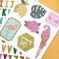 Preview: Dovecraft "Finding Paradise" Foam Glitter Stickers (7pcs) (DCSTK094)