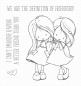Preview: My Favorite Things Stempelset "Definition of Friendship" Clear Stamp Set