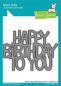 Preview: Lawn Fawn Craft Dies - Giant Happy Birthday To You