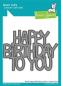 Preview: Lawn Fawn Craft Dies - Giant Happy Birthday To You
