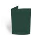 Passepartoutkarte rechteck 3-Fach DIN B6 in samtgrün