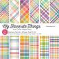 Preview: My Favorite Things Rainbow Plaid 6x6 Inch Paper Pad