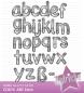 Preview: Kulricke Stanzschablone "ABC Kleinbuchstaben" Craft Die | Wortstanze | Stanze