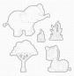 Preview: My Favorite Things Die-namics "Sweetest Safari Set 1" | Stanzschablone | Stanze | Craft Die
